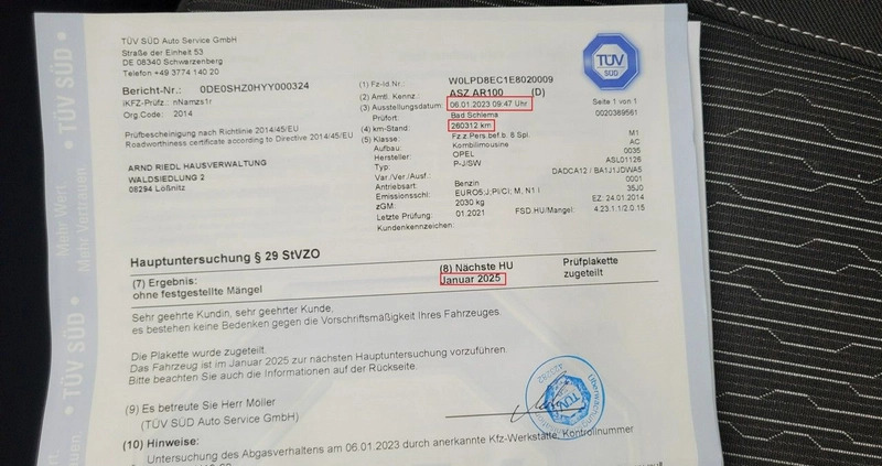 Opel Astra cena 26990 przebieg: 260000, rok produkcji 2014 z Brzesko małe 742